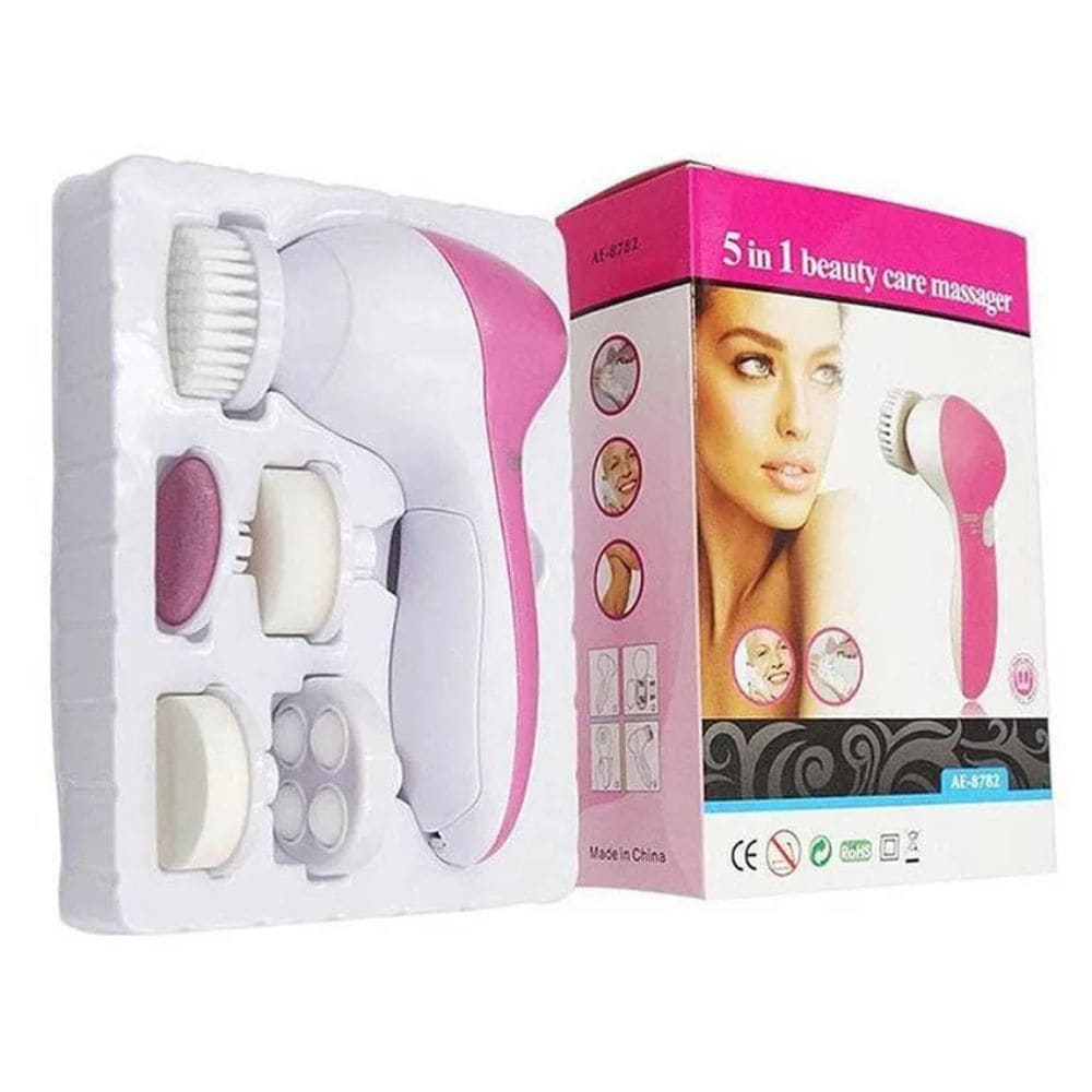 Achieve Spa-Like Facial Care at Home 5-in-1 Electric Facial Cleansing Brush