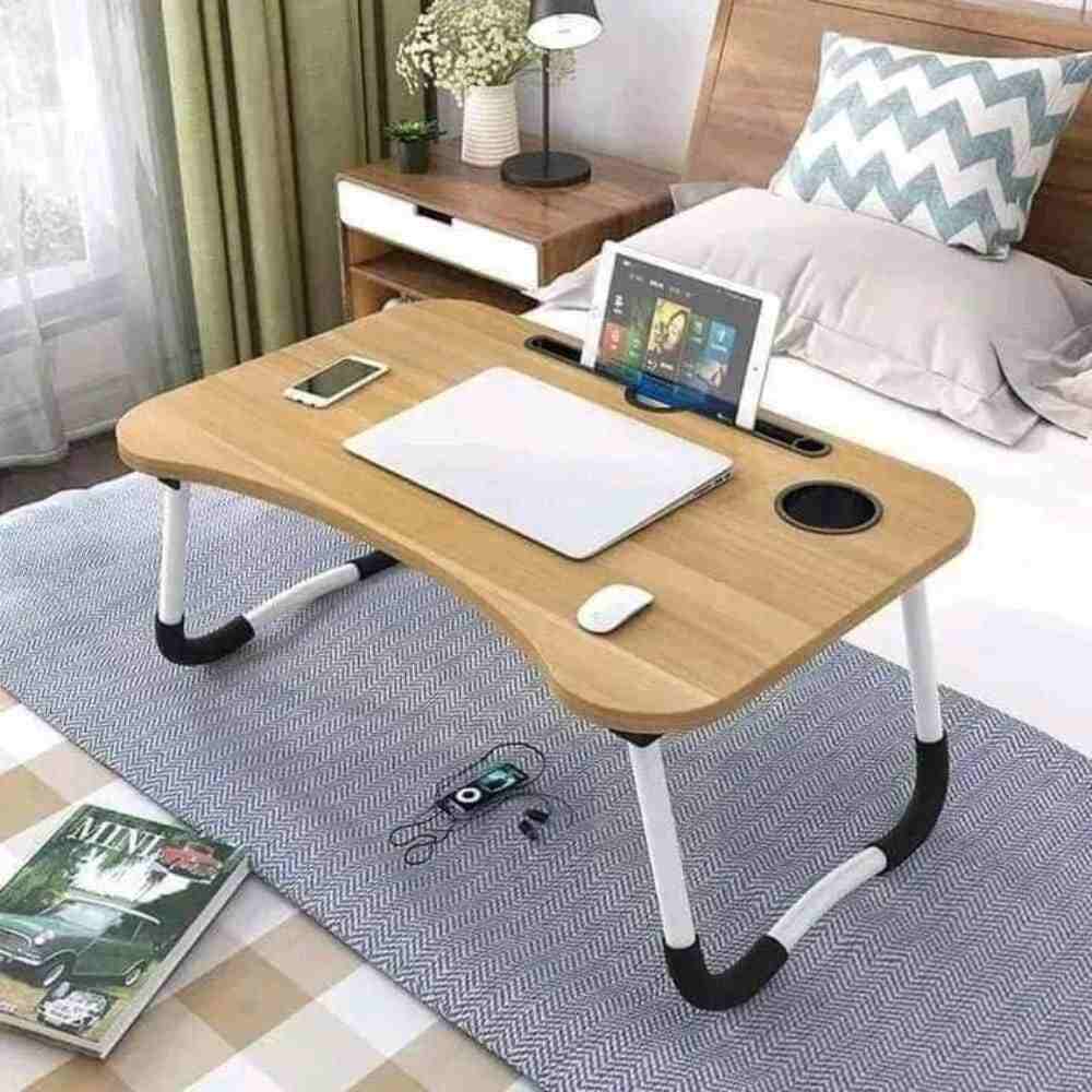 Foldable laptop table laptop desk for bed
