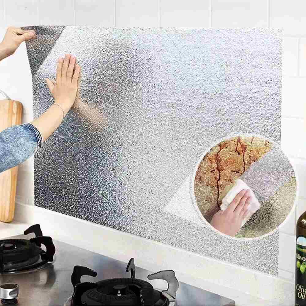 Kitchen Oil-Proof Self-Adhesive Wallpaper Sticker PVC kitchen sticker