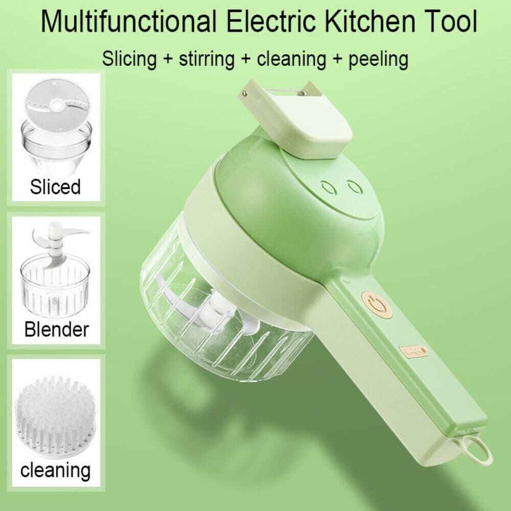 electric vegetable chopper 4 in 1 food processor
