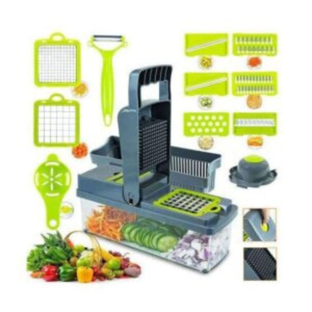 vegetable chopper 16 in 1 vegetable cutter with container